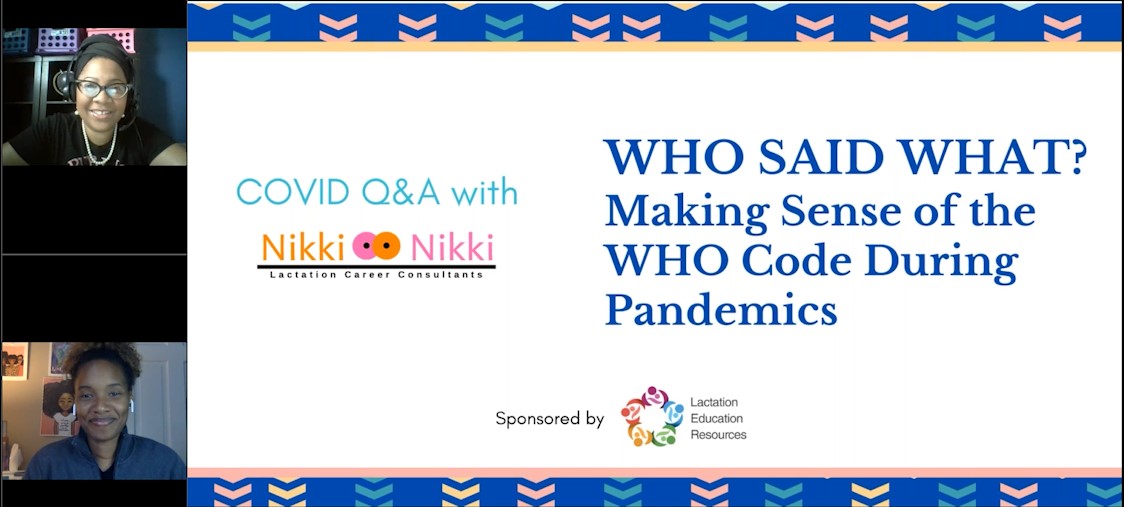 WHO SAID WHAT?
					Making Sense of the WHO Code during Pandemics